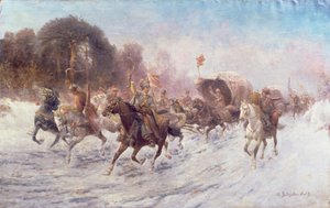 Cossacks in a Winter Landscape